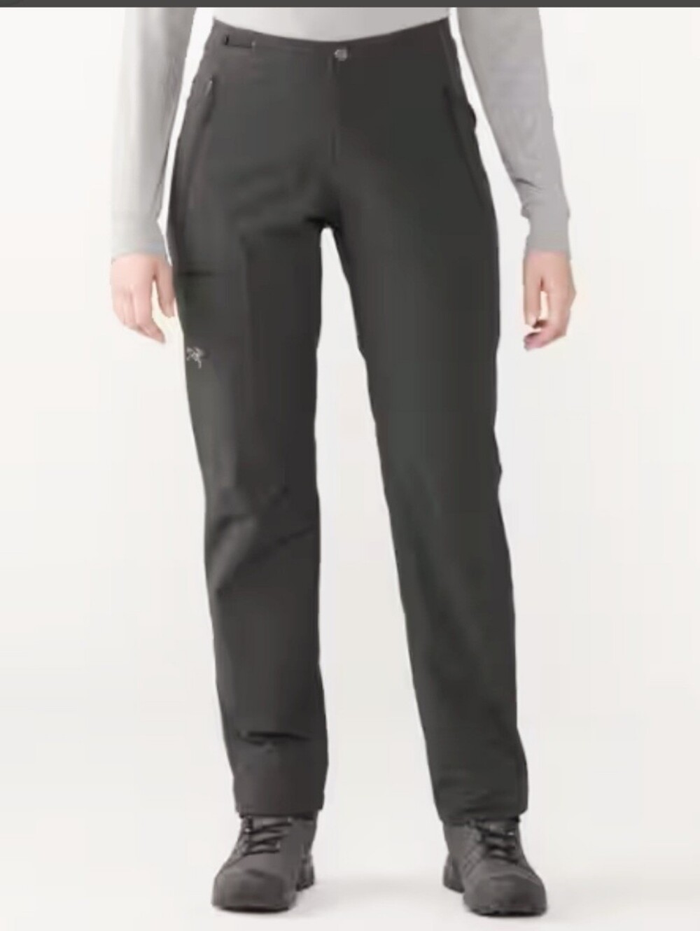Arc'Teryx Pants, Size 8, Gray, Zip Fly, Pockets, Hiking Straight Leg
